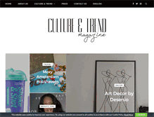 Tablet Screenshot of cultureandtrend.com